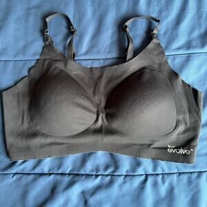 Kiinde Evolve 2-in-1 Pumping & Nursing Bra – Size Large – Black